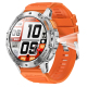 Montre Connectée Bluetooth Appels Avec Écran AMOLED 1.43 Pouces Détection Cardiaque et Oxygène Notifications Multisports et M...
