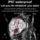Montre Connectée Écran AMOLED 1.43 Pouces Cardiofréquencemètre Surveillance Tension Artérielle Bluetooth Sport Noir Bracelet ...