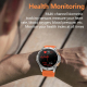 Montre Connectée Sportive Écran AMOLED 1.43 Pouces GPS Haute Précision Appels Bluetooth Santé Bracelet Silicone - www.yonis-s...
