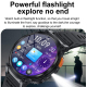 Montre Connectée Bluetooth 1.85 Pouces Appels et Musique Qualité Sonore Exceptionnelle Suivi Cardiaque et Oxymètre Mode Multi...