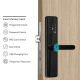 Serrure Connectée Intelligente Avec Empreinte Digitale Sécurité Renforcée Alarme Anti-Intrusion Et Batterie Faible Pour Porte...