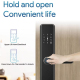 Serrure Connectée Intelligente Avec Empreinte Digitale Sécurité Renforcée Alarme Anti-Intrusion Et Batterie Faible Pour Porte...