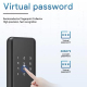 Serrure Connectée Intelligente Avec Empreinte Digitale Sécurité Renforcée Alarme Anti-Intrusion Et Batterie Faible Pour Porte...