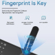 Serrure Connectée Intelligente Avec Empreinte Digitale Sécurité Renforcée Alarme Anti-Intrusion Et Batterie Faible Pour Porte...
