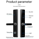 Serrure Connectée Avec Empreinte Digitale Et Clavier Tactile Pour Sécurité Maximale - www.yonis-shop.com