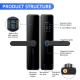 Serrure Connectée WiFi Empreinte Digitale Sécurité Maximale Design Minimaliste Ultra Sécurisée Avec Déverrouillage Intelligen...