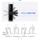 Serrure Connectée WiFi Empreinte Digitale Sécurité Maximale Design Minimaliste Ultra Sécurisée Avec Déverrouillage Intelligen...