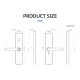 Serrure Connectée WiFi Empreinte Digitale Sécurité Maximale Design Minimaliste Ultra Sécurisée Avec Déverrouillage Intelligen...