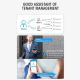 Serrure Connectée Sécurité Maximale Déverrouillage à Distance Empreinte Digitale et Code WiFi Bluetooth Panneau Verre Trempé ...