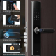 Serrure Connectée Sécurité Maximale Déverrouillage à Distance Empreinte Digitale et Code WiFi Bluetooth Panneau Verre Trempé ...