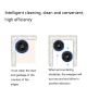 Robot Aspirateur Intelligent Nettoyage Sec Et Humide Design Mince Pour Un Nettoyage Efficace Sous Les Meubles - www.yonis-sho...