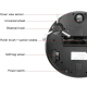 Robot Aspirateur Intelligent Avec Forte Aspiration 1000Pa Et Télécommande Sans Fil Pour Un Nettoyage Efficace - www.yonis-sho...