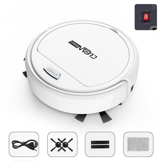 Robot Aspirateur Intelligent Automatique Avec Quatre Moteurs Puissants Pour Un Nettoyage Efficace - www.yonis-shop.com