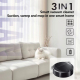 Robot Aspirateur Intelligent 3 En 1 Avec Brossettes Quadrangulaires Et Forte Puissance D'Aspiration Pour Tous Types De Sols -...