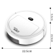 Robot Aspirateur Intelligent Automatique Charge USB Batterie Longue Durée Silencieux Polyvalent Pour Toutes Surfaces - www.yo...