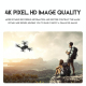 Drone Pliable 4K Avec Caméra HD et Longue Autonomie Pour Des Vols Stables et Spectaculaires - www.yonis-shop.com