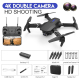 Drone Pliable 4K HD Avec Double Caméra et Contrôle à Distance Pour Vols Stables et Immersifs - www.yonis-shop.com