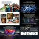 Smartphone Incassable 12GB+256GB Vision Nocturne Batterie 10600mAh Écran 6.78 Pouces Android 14 Media Tek Helio G99 Octa Core...