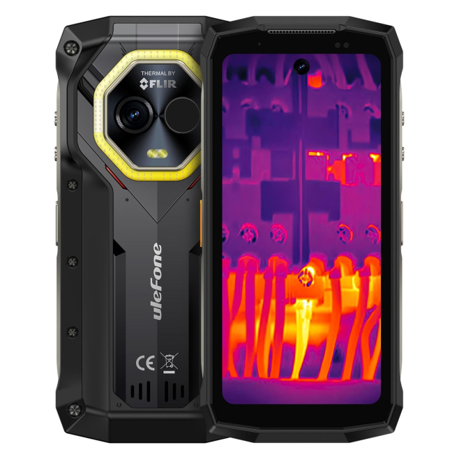 Smartphone Tout-Terrain 5G Avec Imagerie Thermique Android 14 8GB RAM IP68 Et Batterie Longue Durée - www.yonis-shop.com