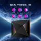 Box TV Android Pour Lecture Multimédia Android 14 4K 60 Images Par Seconde Octa Core Ethernet Gigabit - www.yonis-shop.com