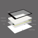 Tablette Lumineuse LED Dimmable A4 Ultra-Minces Pour Dessin Anime Avec Trois Niveaux De Luminosité Et Câble USB - www.yonis-s...