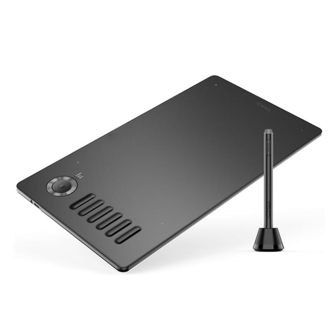 Tablette Graphique 10x6 Pouces Interface Type-C Haute Résolution 5080 LPI avec Stylet Sans Batterie Compatible Windows Mac An...