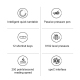 Tablette Graphique 10x6 Pouces Interface Type-C Haute Résolution 5080 LPI avec Stylet Sans Batterie Compatible Windows Mac An...