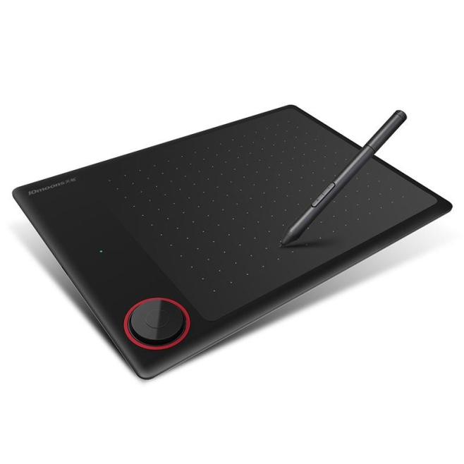 Tablette Graphique Portable Avec Stylet Sensible 8192 Niveaux Connectivité Mobile et Ordinateur Compatible Multi-Systèmes Pou...