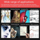 Tablette Graphique Portable Avec Stylet Sensible 8192 Niveaux Connectivité Mobile et Ordinateur Compatible Multi-Systèmes Pou...