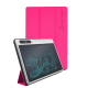 Tablette Graphique Électronique 10 Pouces LCD Écriture Intelligente Effacement Facile Écran Flexible Rose Rouge Avec Étui Cui...