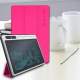 Tablette Graphique Électronique 10 Pouces LCD Écriture Intelligente Effacement Facile Écran Flexible Rose Rouge Avec Étui Cui...