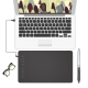 Tablette Graphique Professionnelle Compacte Avec Stylet Sans Batterie Pour Dessin Et Retouche Sur Windows Et Mac - www.yonis-...