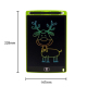 Tablette Graphique Enfant 8 Pouces Écran LCD Coloré Protection Yeux Stylus Inclus Effacement Facile Écologique et Portable - ...