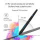 Tablette Graphique Professionnelle 6x4 Pouces Sensibilité 8192 Niveaux Résolution 5080 LPI Compatible Windows Mac Avec Stylet...