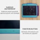 Tablette Graphique LCD 9 Pouces Écriture Électronique Transparente Avec Écran Couleurs Compacte Et Rechargeable USB Pour Graf...