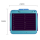 Tablette Graphique LCD 9 Pouces Écriture Électronique Transparente avec Écran Protégé et Recharge USB Couleurs Vives Pour Des...