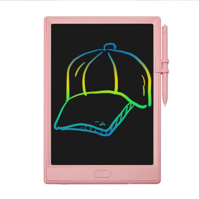 Tablette Graphique LCD 10 Pouces Pour Enfants Écriture Réutilisable et Écologique Couleur Rose Clair - www.yonis-shop.com