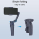 Stabilisateur Smartphone Pliable Trois Axes Avec Suivi Facial AI et Batterie Longue Durée Noir - www.yonis-shop.com