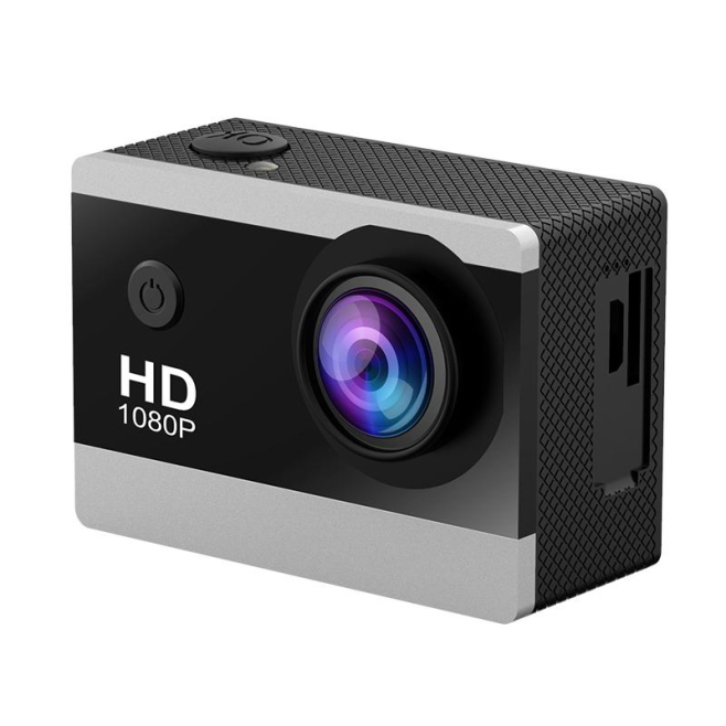 Camera Sport Écran IPS HD 2 Pouces Grand Angle 170° Étanche 30m Vidéo 1080P Mode Voiture Enregistreur Conduite - www.yonis-sh...