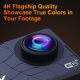 Camera Sport 4K Ultra HD Écran IPS 2.0 Pouces Étanche Jusqu'à 30m WiFi Grand Angle 120° Enregistrement Vidéo Haute Définition...