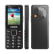 Téléphone Portable Senior 4G Écran 2.4 Pouces Batterie Longue Durée Lampe Torche LED Bouton SOS Noir Compact et Léger