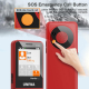 Téléphone Portable Senior 4G Écran 2.4 Pouces Batterie Longue Durée Lampe Torche LED Bouton SOS Noir Compact et Léger - www.y...