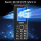 Téléphone Portable Senior 4G Écran 2.4 Pouces Batterie Longue Durée Lampe Torche LED Bouton SOS Noir Compact et Léger - www.y...