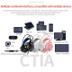 Casque Audio Gaming USB Avec Lumières Colorées Son Stéréo 7.1 Microphone Long et Durable Confort Optimal et Isolation Phoniqu...