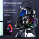 Casque Audio Gaming USB Avec Lumières Colorées Son Stéréo 7.1 Microphone Long et Durable Confort Optimal et Isolation Phoniqu...