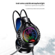 Casque Audio Gaming USB Avec Lumières Colorées Son Stéréo 7.1 Microphone Long et Durable Confort Optimal et Isolation Phoniqu...