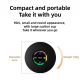 Enceinte Waterproof Bluetooth Portable Avec Lumières Flashantes Et Ventouse Puissante - www.yonis-shop.com