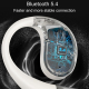 Écouteurs Bluetooth Ouverts Avec Anneau Énergétique Et Design Lanière Étanche IPX5 Immersion Musicale - www.yonis-shop.com