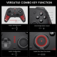 Gamepad Sans Fil Bluetooth Multi-Plateforme Avec Éclairage RGB Et Boutons Mécaniques Pour Switch Android PC - www.yonis-shop.com