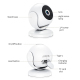 Babyphone Camera 4K HD Mini Portable Vision Nocturne Sécurité Intérieure 170 Degrés WiFi 256GB - www.yonis-shop.com